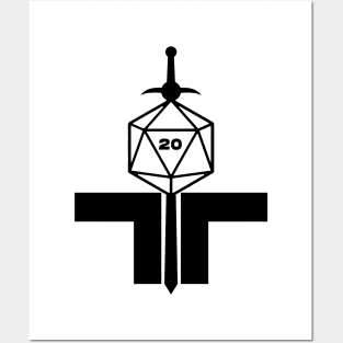 TTRPG Community logo only (Light) Posters and Art